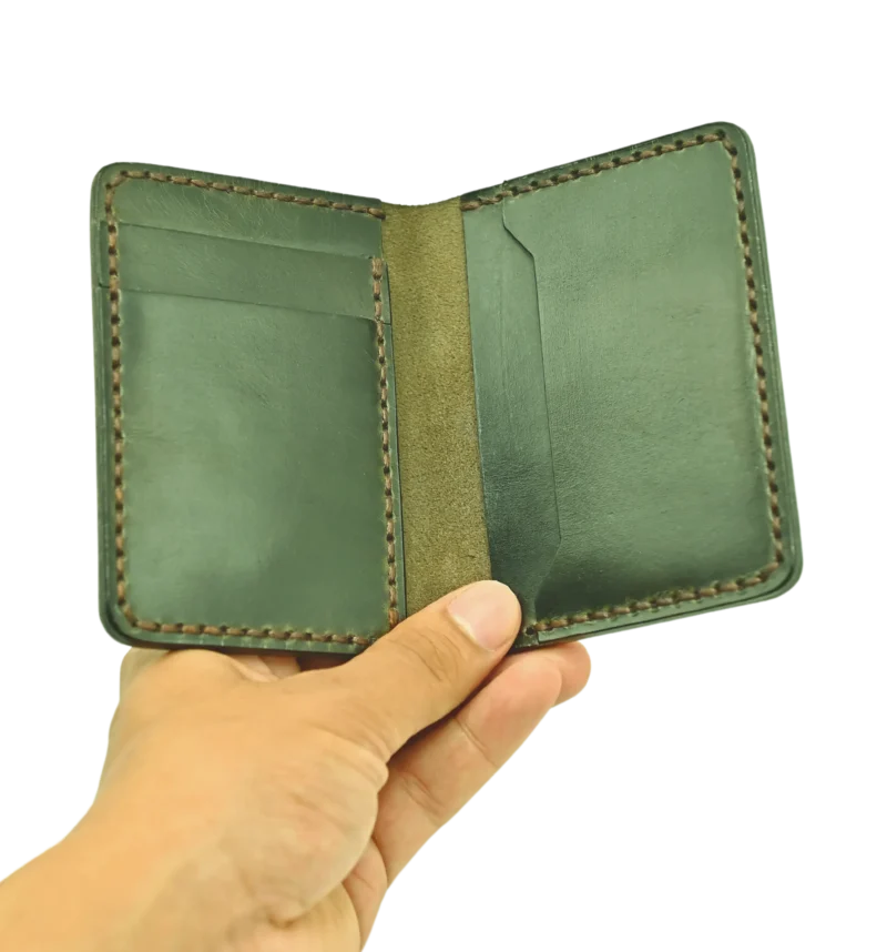 Leather Green Card holder