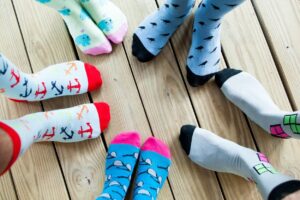 What makes socks trendy?