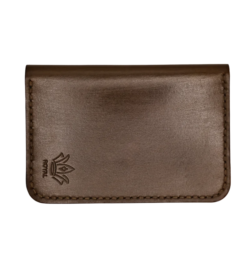 Leather Passport Cover Brown