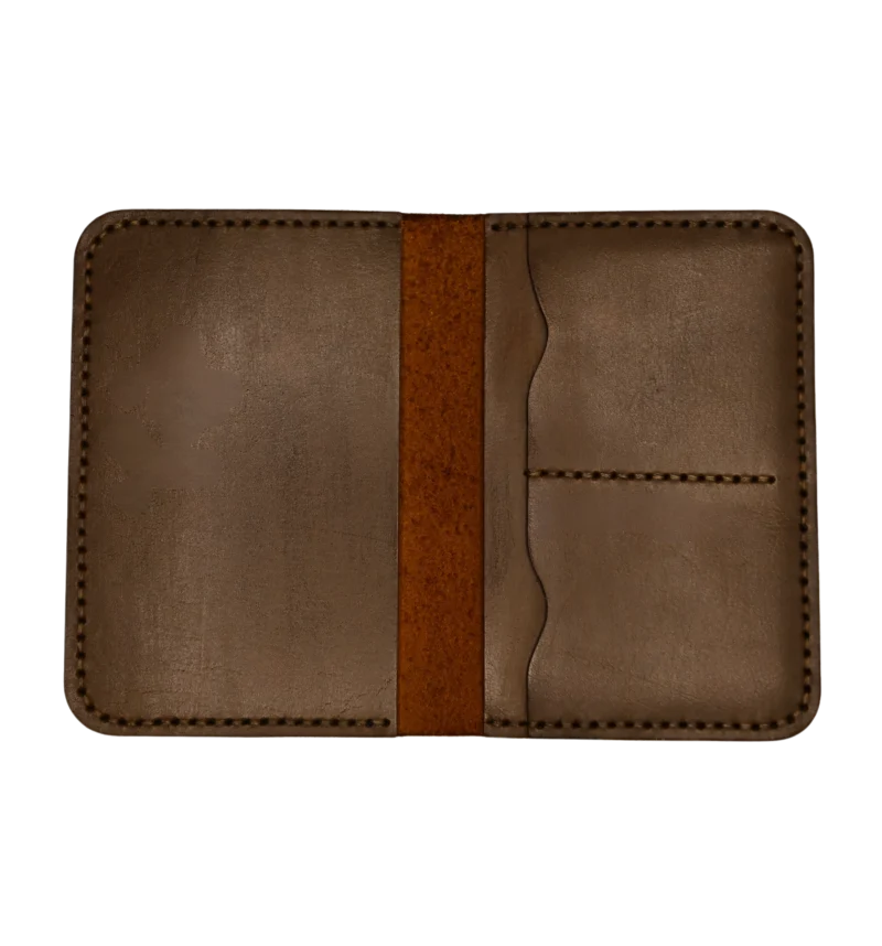 Leather Passport Cover Brown