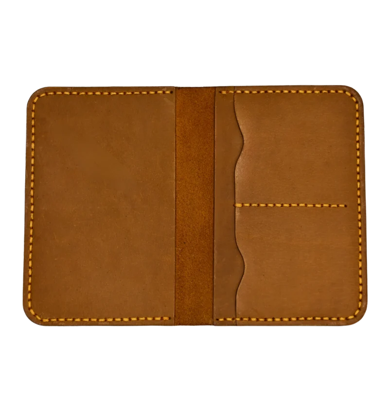 Leather passport Camel color