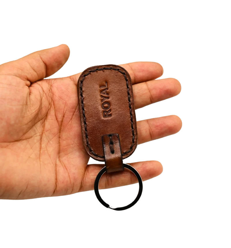 Leather tan Key Chain