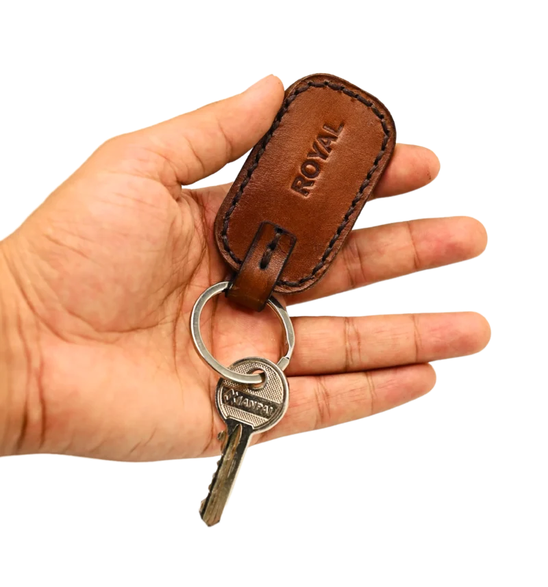 Leather tan Key Chain