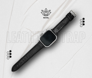 black leather watch straps
